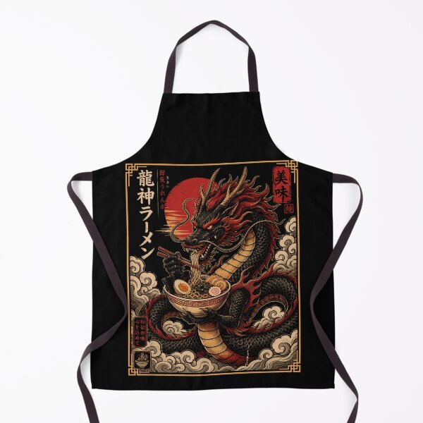 Item preview, Dragon Japanese Ramen Dragon Noodle Warrior designed and sold by gordonbwyashop.