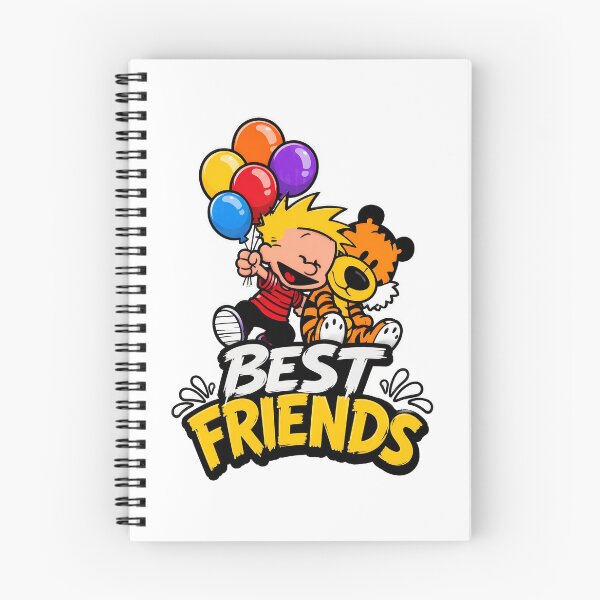Item preview, Calvin and Hobbes Best Friends Hugging Balloons designed and sold by ZubairNalban.