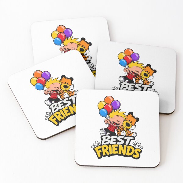 Item preview, Calvin and Hobbes Best Friends Hugging Balloons designed and sold by ZubairNalban.