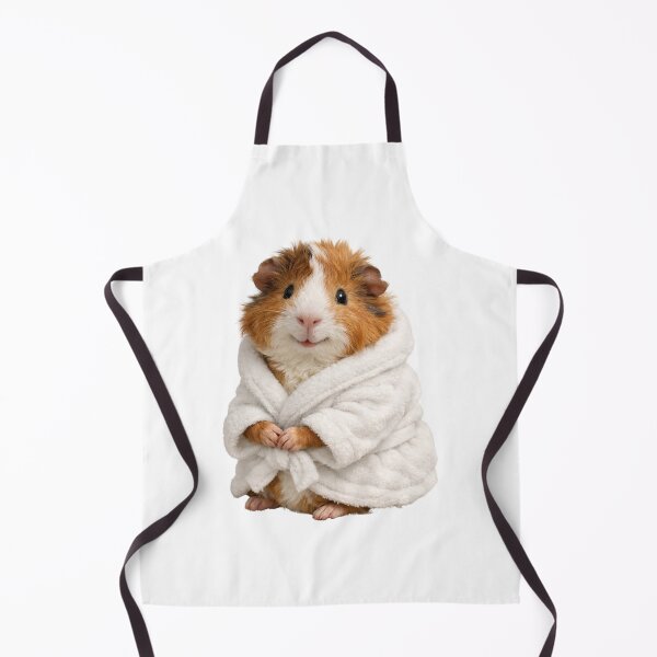 Item preview, Cozy Abyssinian Guinea Pig in a Bathrobe designed and sold by Sillytoe.
