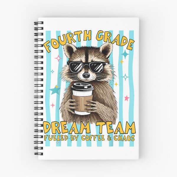 Item preview, Fourth 4th Grade Dream Team Raccoon Teacher Back to School T-Shirt designed and sold by Djtahar15.