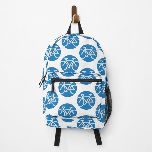 Item preview, Retro Blue Circle Bicycle Art - Minimalist Cycling Graphic For Bike Lovers And Cyclists | Limited Edition designed and sold by mustapha zaghouli.