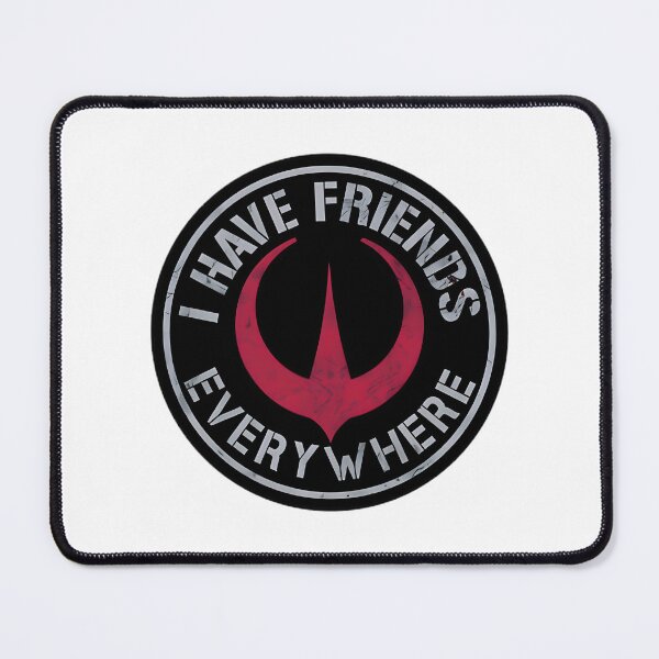 Item preview, I Have Friends Everywhere Galactic Rebel Quote Space Spy Art | Limited Edition designed and sold by SofianeH.
