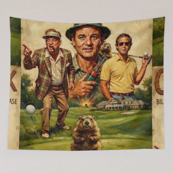 Item preview, Caddyshack Fine Art Tribute designed and sold by Art's Diner.
