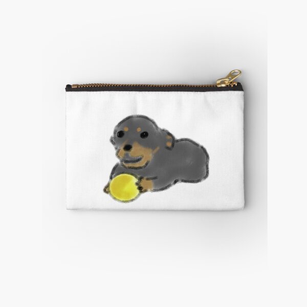 Item preview, Cute Rottweiler Puppy Playing Ball designed and sold by raun.draw.