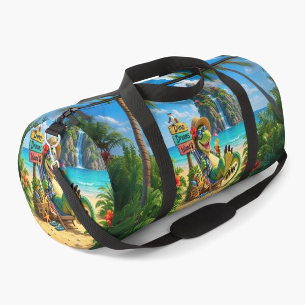 Item preview, Dino Dreams Island – Tropical Vacation Dinosaur designed and sold by Ray's Photos & Art.