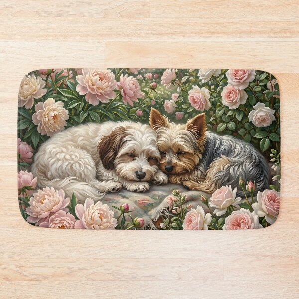 Item preview, Peaceful Puppies Slumber in the Garden designed and sold by The She Shed.