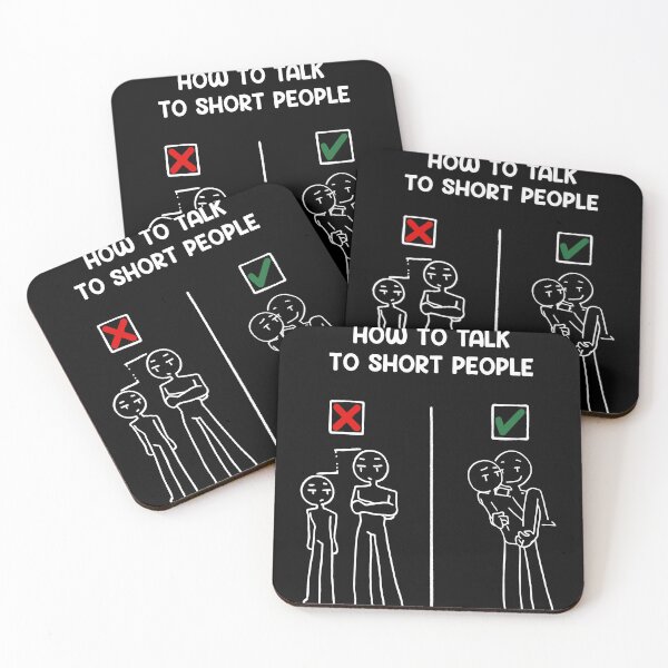 Item preview,  How to Talk to Short People funny height difference designed and sold by KatieThomShop.