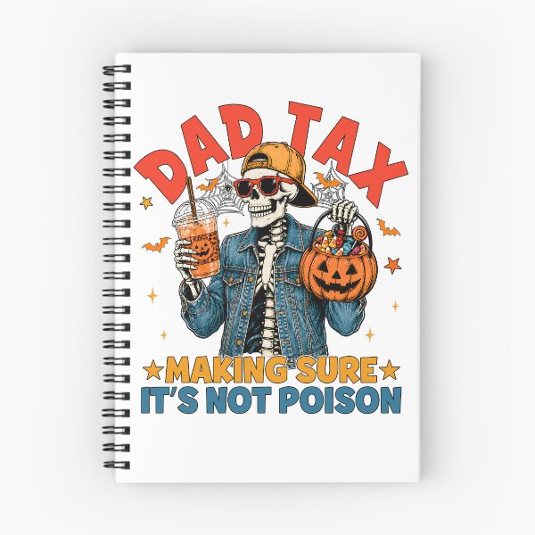 Item preview, Dad Tax Skeleton Halloween Candy Check designed and sold by varin-studio.
