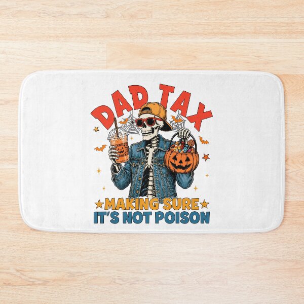 Item preview, Dad Tax Skeleton Halloween Candy Check designed and sold by varin-studio.