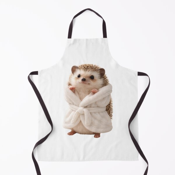 Item preview, Cozy African Pygmy Hedgehog in a Bathrobe designed and sold by Sillytoe.