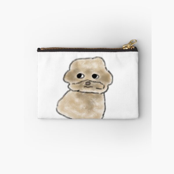 Item preview, Beige Poodle Puppy Hand Drawn Portrait designed and sold by raun.draw.