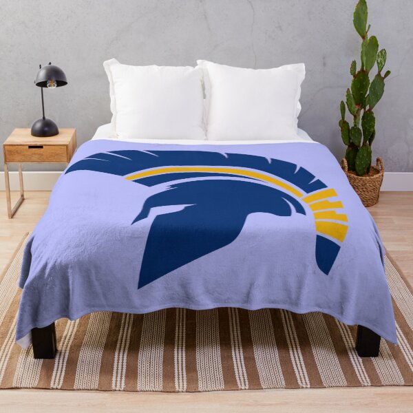 Item preview, Spartan Helmet Warrior – Navy & Gold Military Warrior Emblem designed and sold by TheAllInStore.