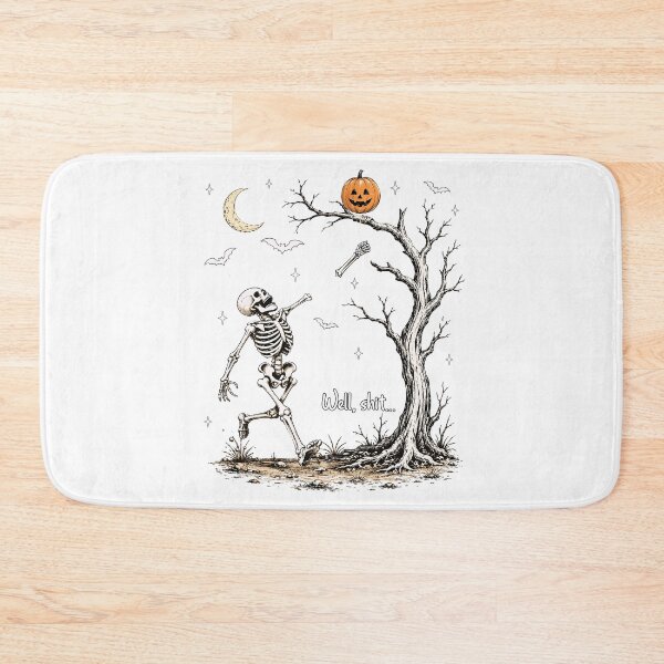 Item preview, Funny Skeleton Halloween Pumpkin Tree Gothic Design designed and sold by varin-studio.