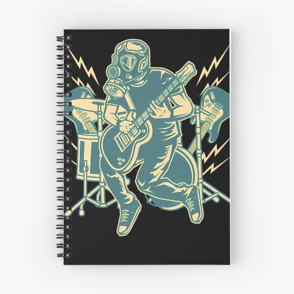 Item preview, Gas Mask Musician Jumping designed and sold by AdAn-Aura.