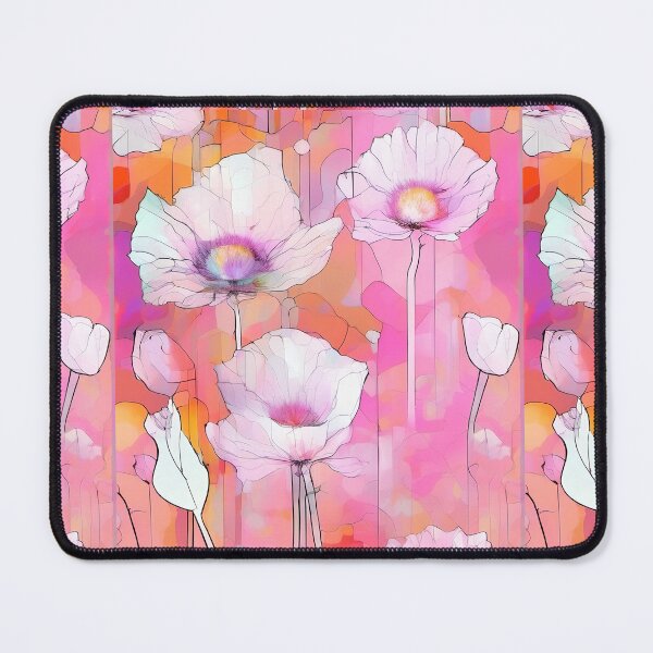 Item preview, PINK POPPY V004 Peach Rose Blush Pen Pencil Ink Watercolor Art Print Party Decoration~Baby/Bridal/Wedding/Birthday Gift Favor designed and sold by Spinning Plates 360.