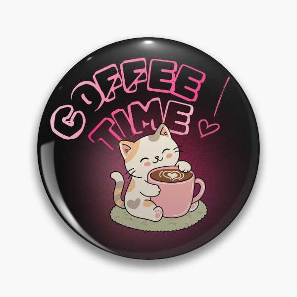 Item preview, Cute cat with a cup of coffee. designed and sold by InarisArt.