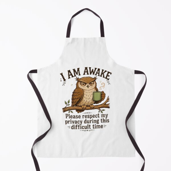 Item preview, Funny I Am Awake Owl Please Respect My Privacy designed and sold by leocreatives.