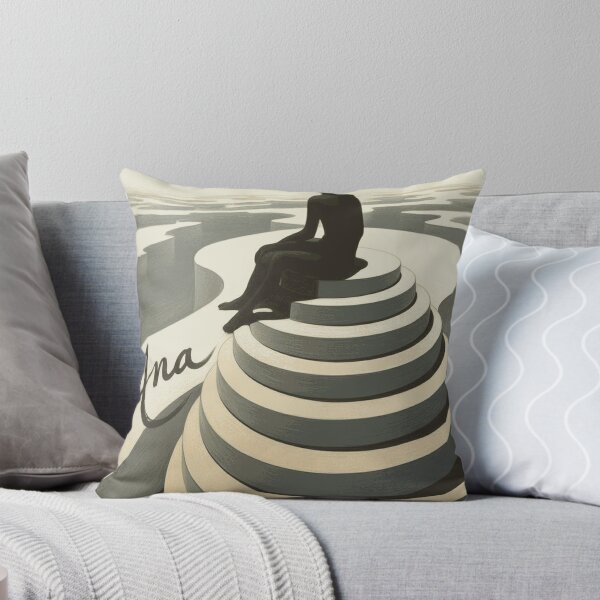 Item preview, Surreal Solitude Woman Abstract Minimalist Landscape designed and sold by CalderRowan.