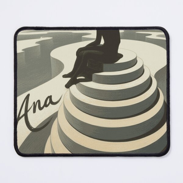 Item preview, Surreal Solitude Woman Abstract Minimalist Landscape designed and sold by CalderRowan.