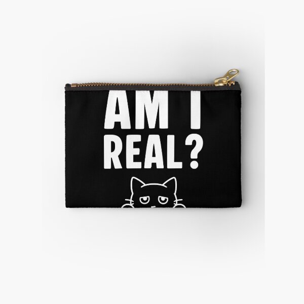Item preview, Am I Real Funny Cat Existential Dread Gift designed and sold by Say It With Ink.