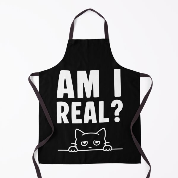 Item preview, Am I Real Funny Cat Existential Dread Gift designed and sold by Say It With Ink.