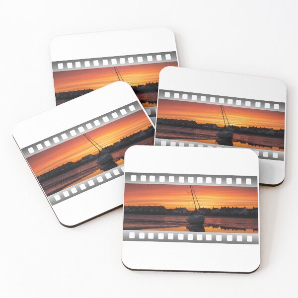 Item preview, Ocean Sunset Boat Film Strip designed and sold by drakisax.