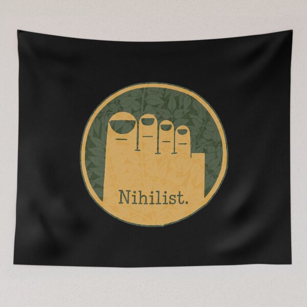 Item preview, Nihilist Foot Quote Philosophy -72 designed and sold by PenguinBluestar.