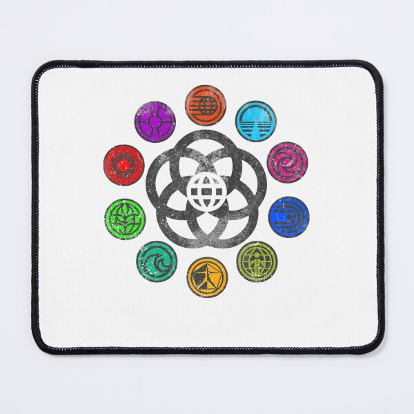 Item preview, World Center Symbol Surrounding Pavilion Badges designed and sold by Shamy-v8.