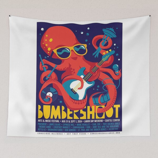 Item preview, FESTIVAL DE ARTE Y MÚSICA BUMBERSHOOT designed and sold by MicheleHenry00.