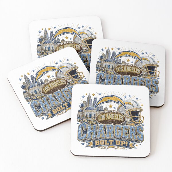 Item preview, Los Angeles Chargers Glitter Football Bling Design designed and sold by lanaifyke.