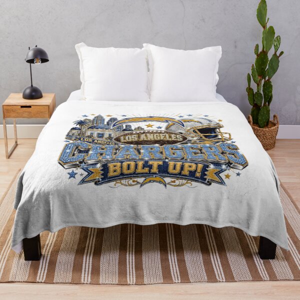 Item preview, Los Angeles Chargers Glitter Football Bling Design designed and sold by lanaifyke.