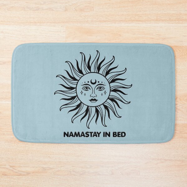 Item preview, Namastay in Bed Sun & Moon designed and sold by 247DesignStudio.