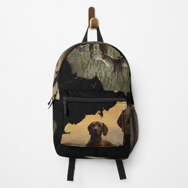 Item preview, Three Hunting Dogs Field Flying Birds Ink Splatter Frame designed and sold by zgroup.