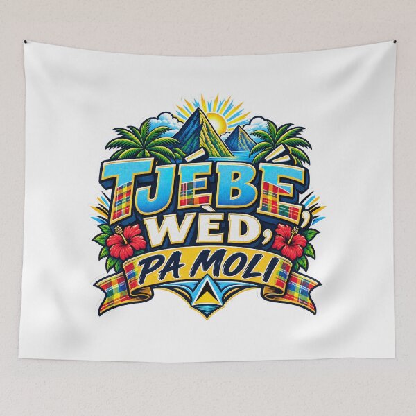 Item preview, TJÉBÉ WÈD, PA MOLI — Fuerza Kwéyòl de Santa Lucía designed and sold by CaribChroma.