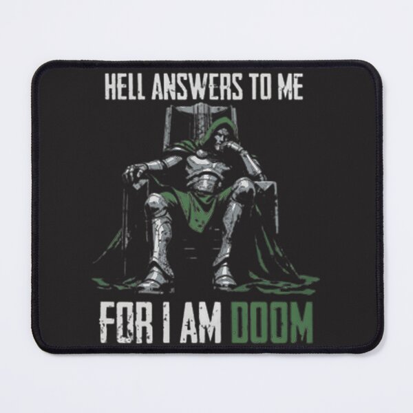 Item preview, Hell Answers To Me For I Am Doom - Dark Fantasy Gothic Quote And Underworld Demon Lord Aesthetic | Best Buy designed and sold by LotusFlowerUK.