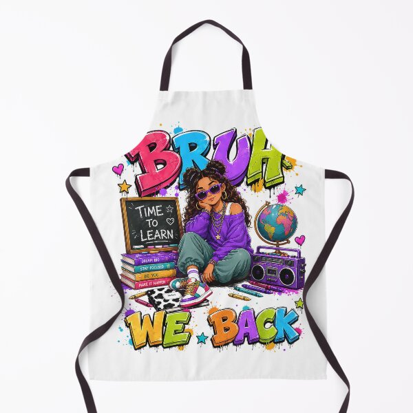 Item preview, Bruh We Back Girl Funny Back to School Teacher Kids T-Shirt designed and sold by i-m-p-e-x.