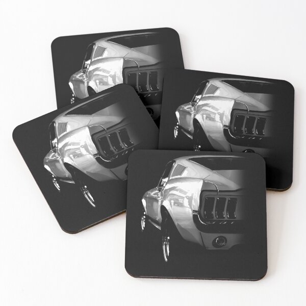 Item preview, Monochrome Muscle Car Rear Tail Light Reflection designed and sold by zgroup.