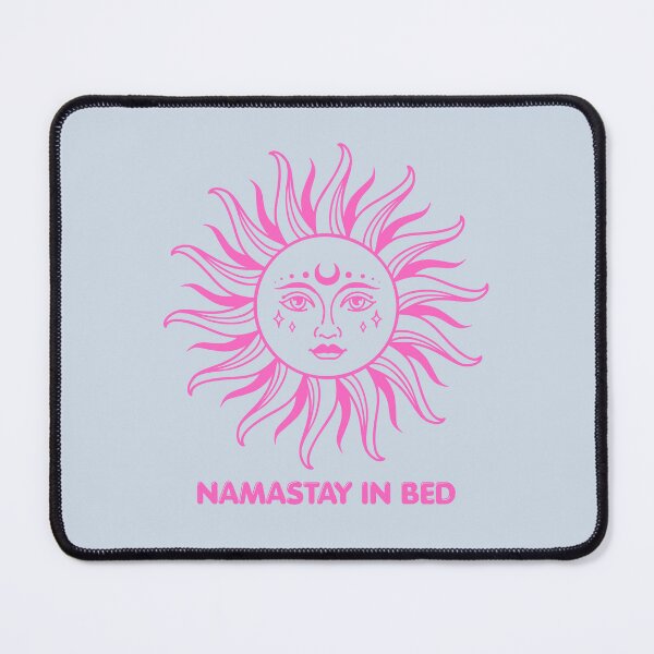 Item preview, Namastay in Bed Sun & Moon (Fuscia) designed and sold by 247DesignStudio.