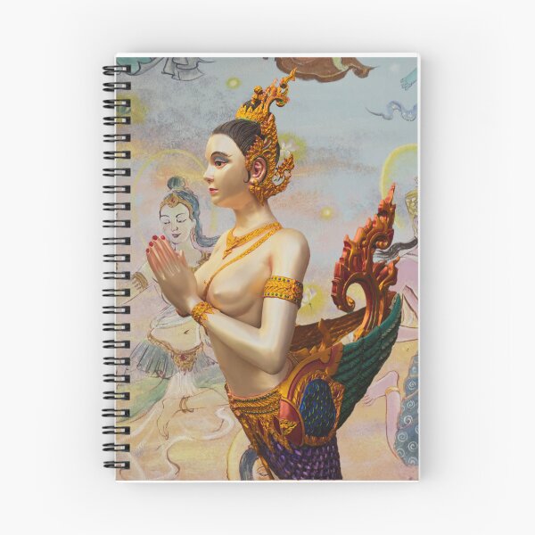 Item preview, Kinnaree Superimposed Over Colorful Mural designed and sold by Linklandiya.