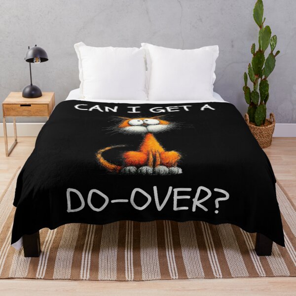 Item preview, Can I Get A Do Over Funny Orange Cat Joke designed and sold by Say It With Ink.