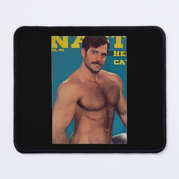 Item preview, Muscular Man Mustache Magazine Cover designed and sold by zgroup.
