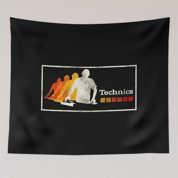 Item preview, Vintage Technics Classic Distressed T-Shirt designed and sold by melaunttbiby.