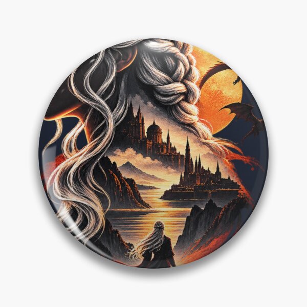 Item preview, Dragonborn Horizon – Queen of the Ember Sky designed and sold by AndGarciart.