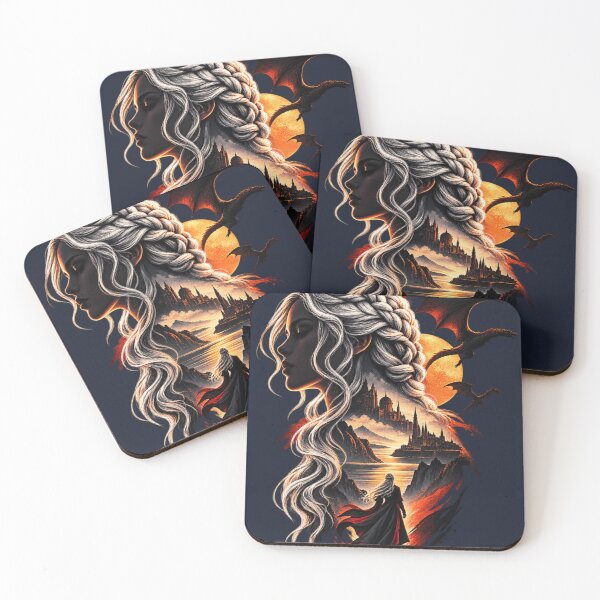 Item preview, Dragonborn Horizon – Queen of the Ember Sky designed and sold by AndGarciart.