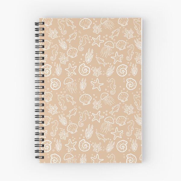 Item preview, Beige Sea Life Seamless Pattern  designed and sold by SbRandomLab.