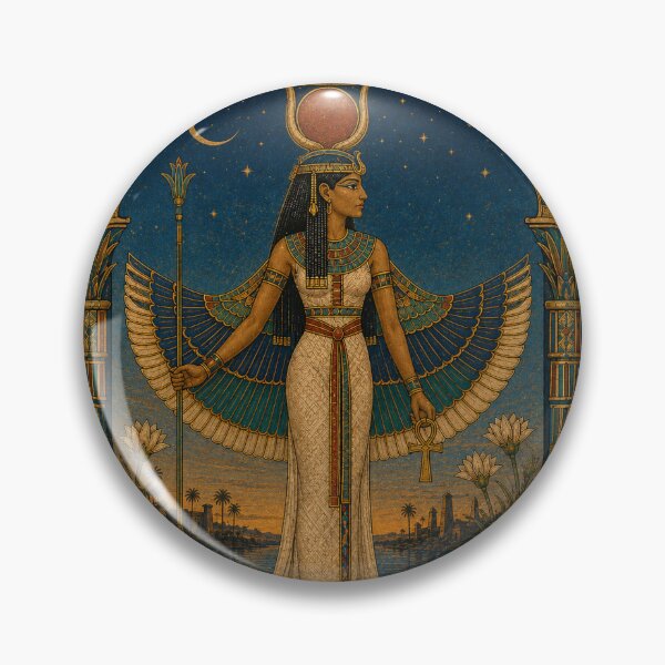 Item preview, Isis — Egyptian Goddess of Magic | Egyptian Revival Art designed and sold by Urbantheseus.