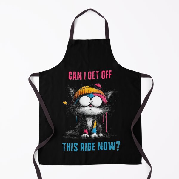 Artikelvorschau, Kann ich jetzt von dieser Attraktion absteigen? Lustiges Katzengeschenk entworfen und verkauft von Say It With Ink.