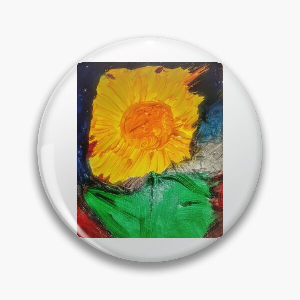 Item preview, Bold Impasto Sunburst Sunflower Artwork designed and sold by Sapphirajorie.