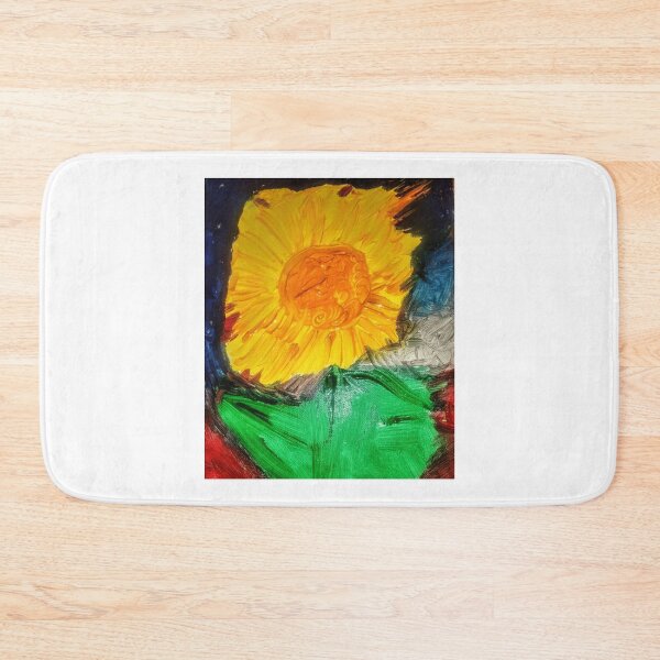 Item preview, Bold Impasto Sunburst Sunflower Artwork designed and sold by Sapphirajorie.